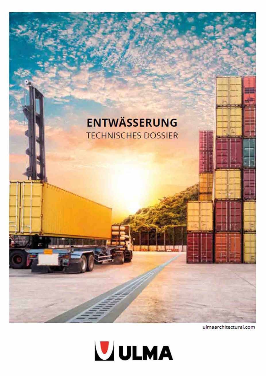 Entwässerungsrinnen Technisches Dossier