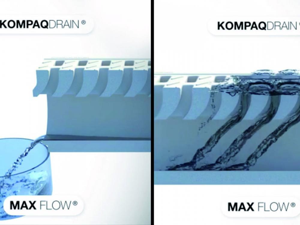 Die neue Rinne KOMPAQDRAIN® Die neue Rinne KOMPAQDRAIN®