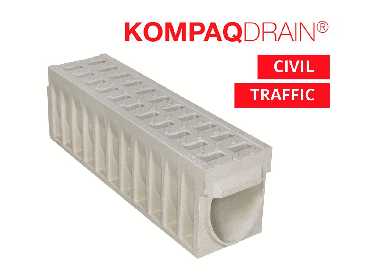 Rinnen KompaqDrain® CIVIL und TRAFFIC