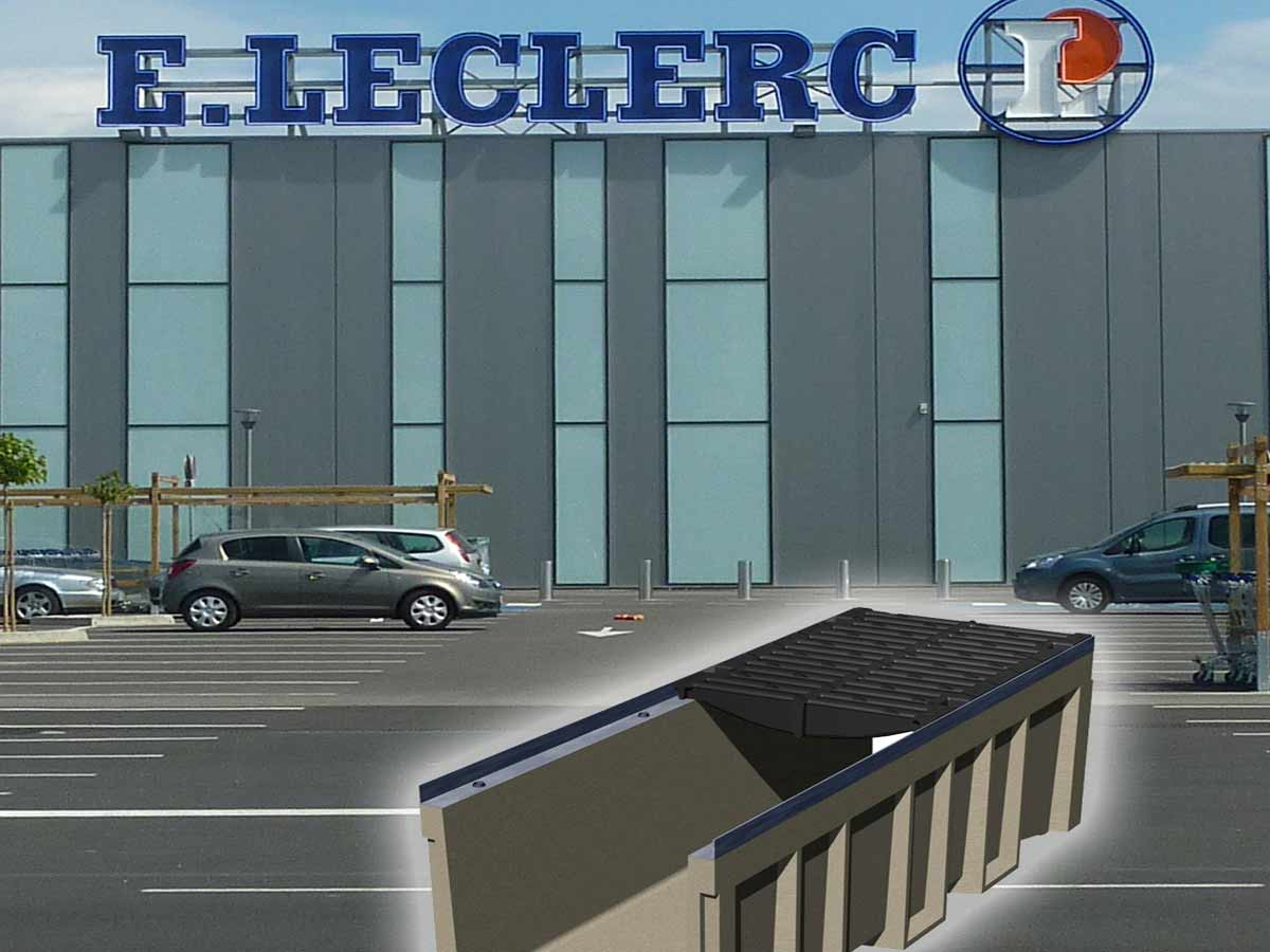 Einkaufszentrum LECLERC- Frankreich