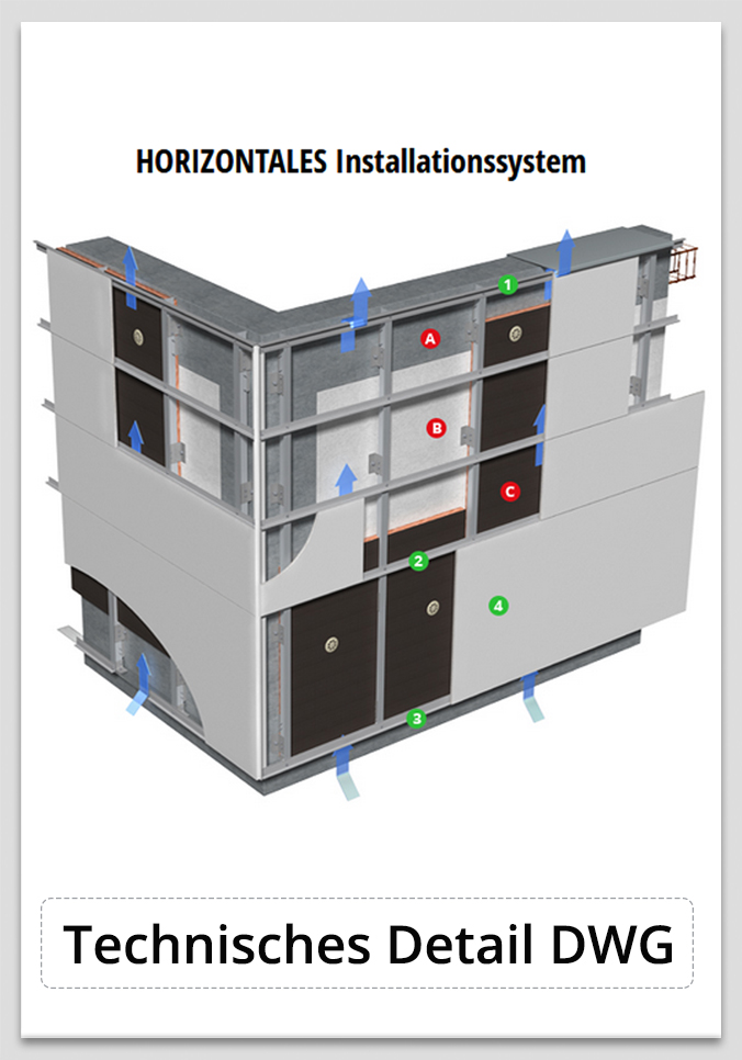 Konstruktive Details Horizontales System - DWG Konstruktive Details Horizontales System - DWG