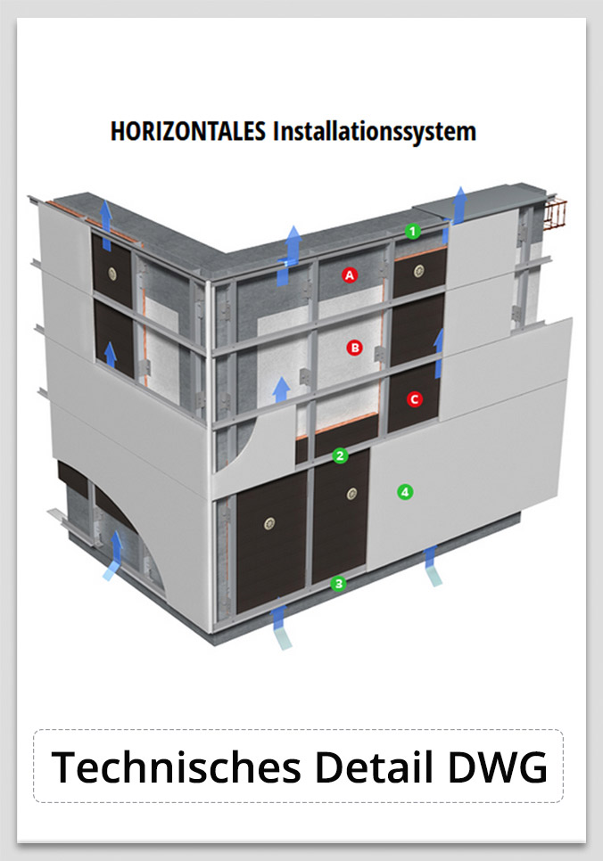 Konstruktive Details Horizontales System - DWG