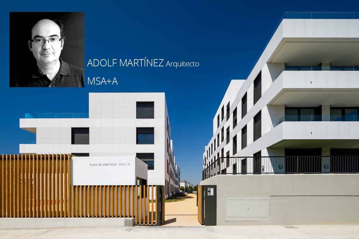 Interview mit dem Architekten Adolf Martínez von MSA+A über die Wohnanlage in Plans D'aiguadolç, Sitges, Barcelona