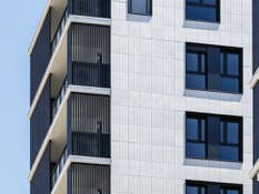 Foto 6 des Projekts Célere Magòria, Wohngebäude mit hinterlüfteter Fassade von ULMA