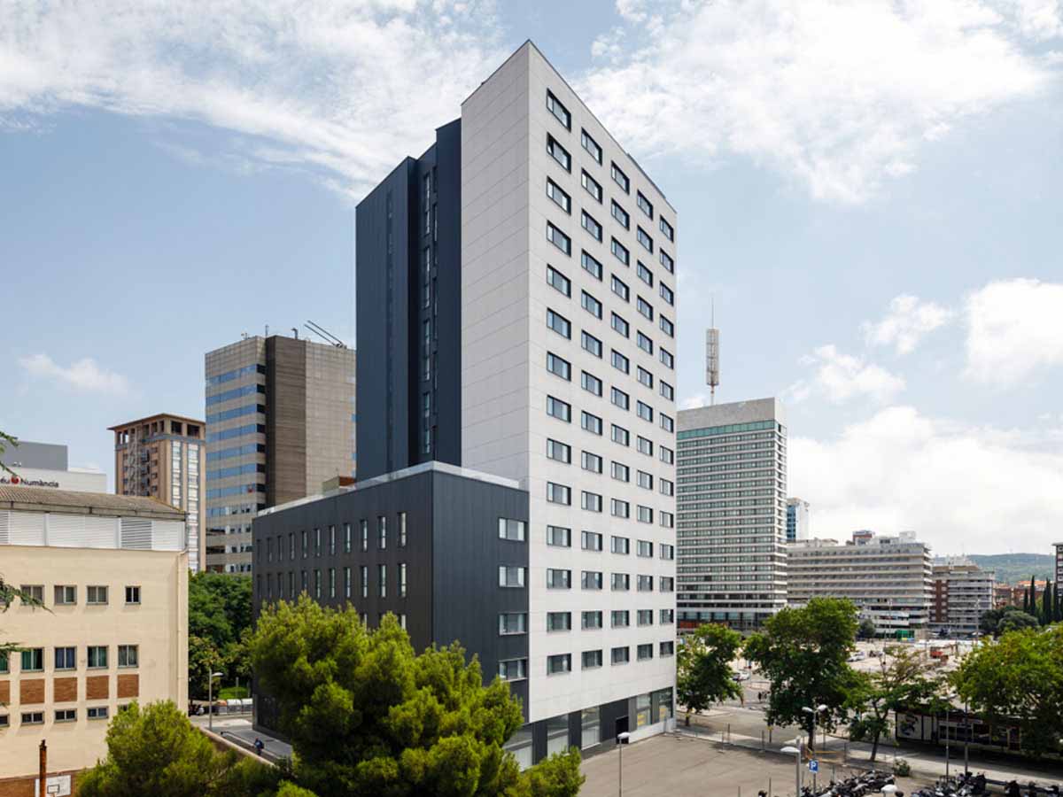 Studentenwohnheim Garbí (Barcelona): eine dauerhafte, ästhetische und nachhaltige architektonische Lösung