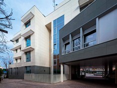 Foto 4 des Projekts Ausführung der hinterlüfteten Fassade in Rekordzeit.