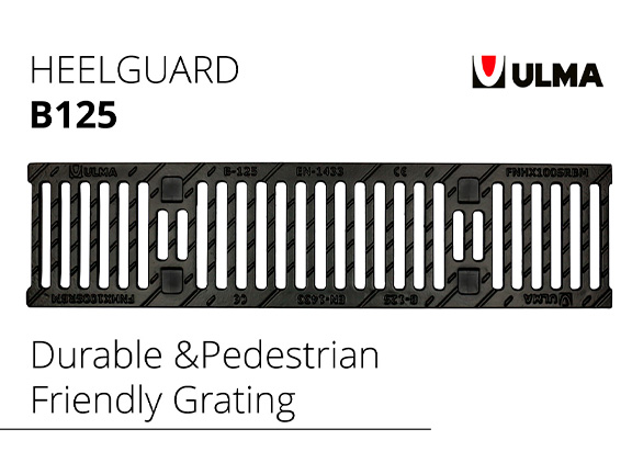 B125 Grating: Strength and Safety for Pedestrian Areas