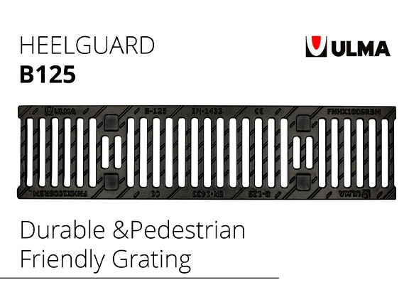 B125 Grating: Strength and Safety for Pedestrian Areas