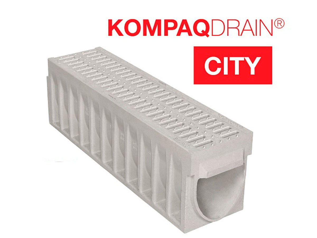 KompaqDrain® CITY channel – safety and accessibility