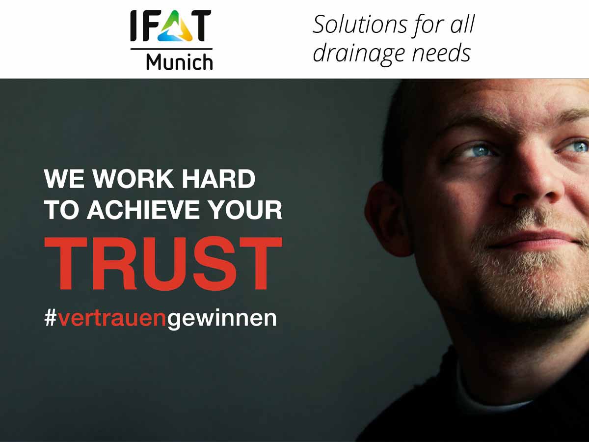 Once again presenting our drainage solutions in IFAT 2022- Munich