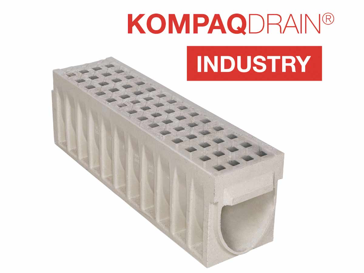 KOMPAQDRAIN INDUSTRY, the best channel for industrial areas