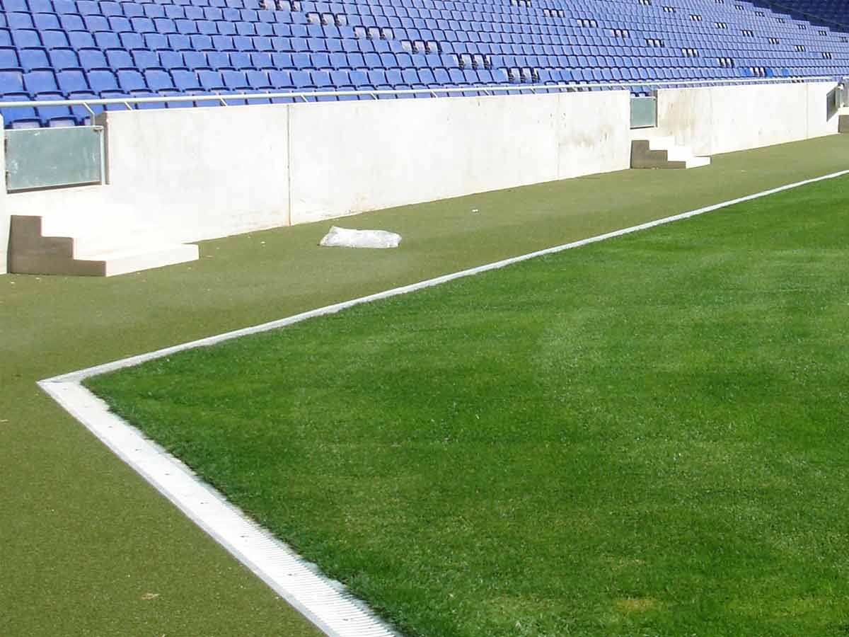 Espanyol Stadium with ULMA Sport Drainage