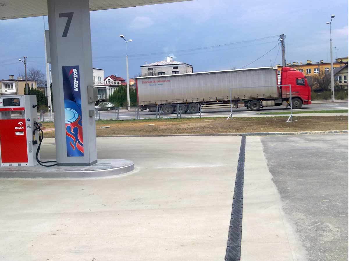 ULMA drainage at Lublin gas station