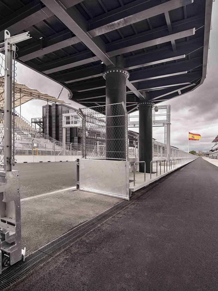Photo #3 of project More than 2,700 metres of CIVIL channels for Madrid’s new Formula 1 circuit