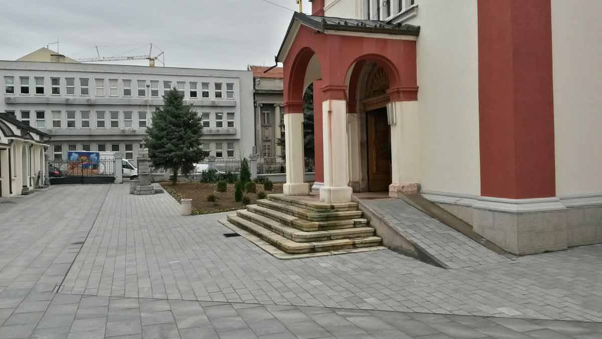 Photo #2 of project Slot drainage in Central church of KRAGUJEVAC, in SERBIA