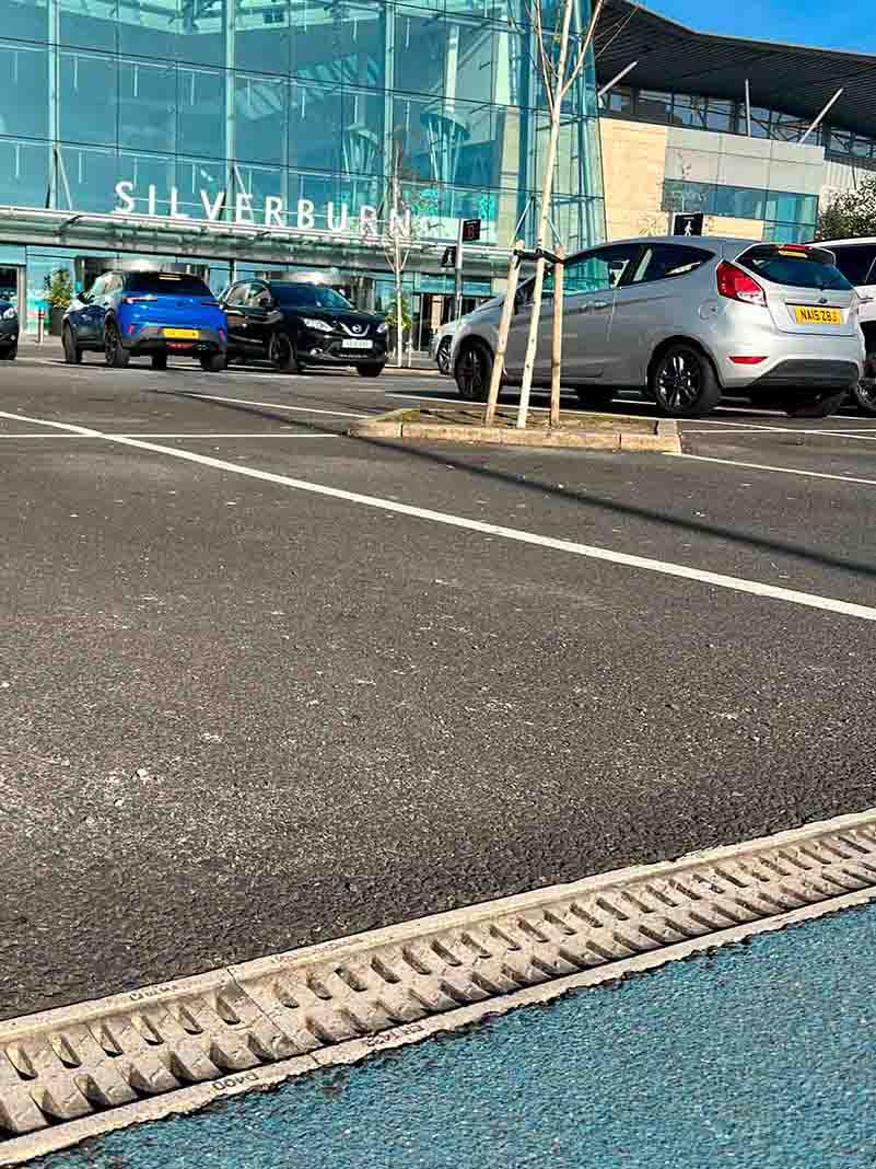 Photo #2 of project What you need to know about drainage in commercial car parks