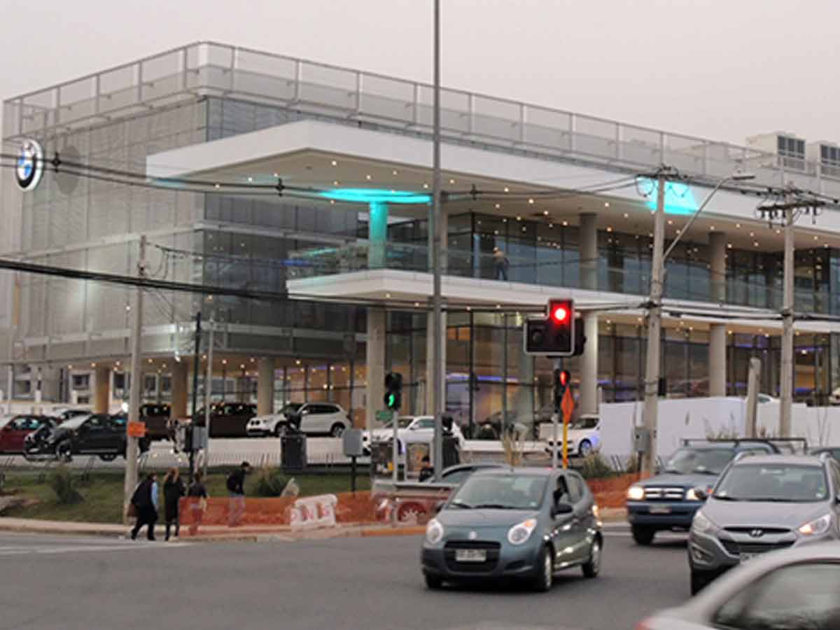 ULMA drainage at the BMW Headquarters in Chile ULMA drainage at the BMW Headquarters in Chile