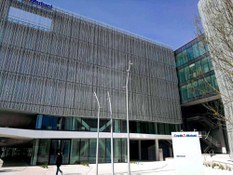 Photo #2 of project ULMA drainage solutions at the headquarters of Crédit Mutuel bank