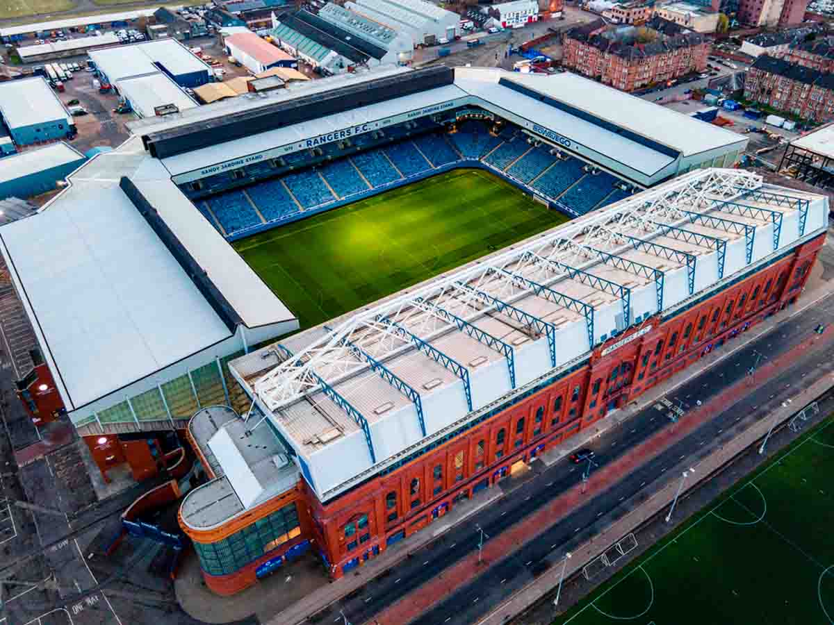 ULMA drainage channels in Ibrox Football Stadium, Glasgow, Scotland