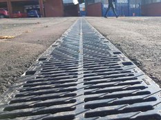Photo #1 of project ULMA drainage channels in Ibrox Football Stadium, Glasgow, Scotland