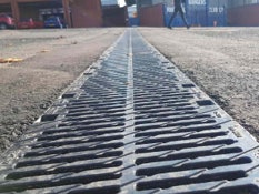 Photo #1 of project ULMA drainage channels in Ibrox Football Stadium, Glasgow, Scotland