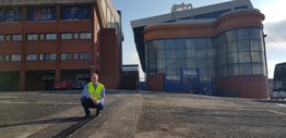 Photo #2 of project ULMA drainage channels in Ibrox Football Stadium, Glasgow, Scotland