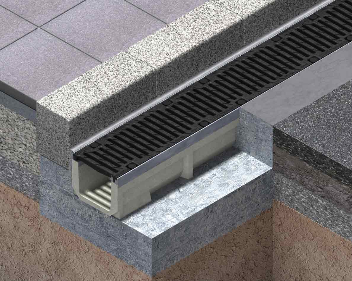 Heavy duty shallow channel drains CIVIL - S