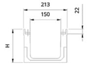 S200MF - Heavy duty shallow channel drain CIVIL - S