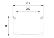 S300MF - Heavy duty shallow channel drain CIVIL - S