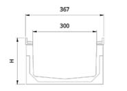S350MF - Heavy duty shallow channel drain CIVIL - S