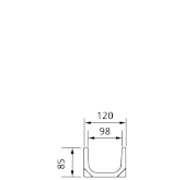 EUROKIT - Patio drain channel SELF range