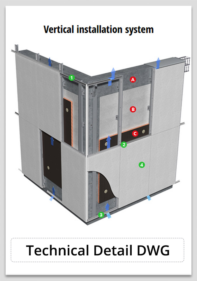 Construction Details Vertical System - DWG