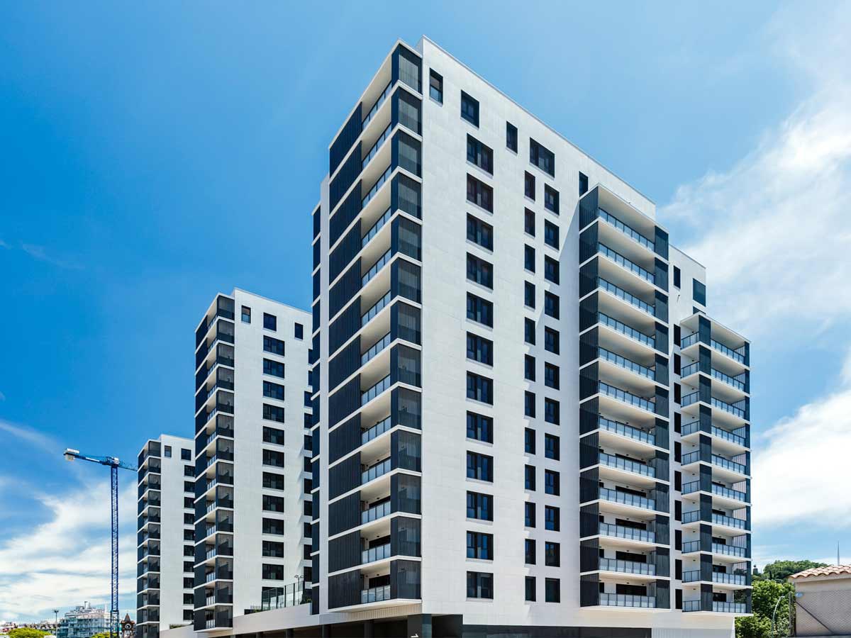 Célere Magòria, residential building in Barcelona with ULMAs Ventilated Facades