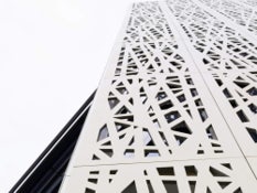 Photo #6 of project New facade inspired by organic textures for ULMA