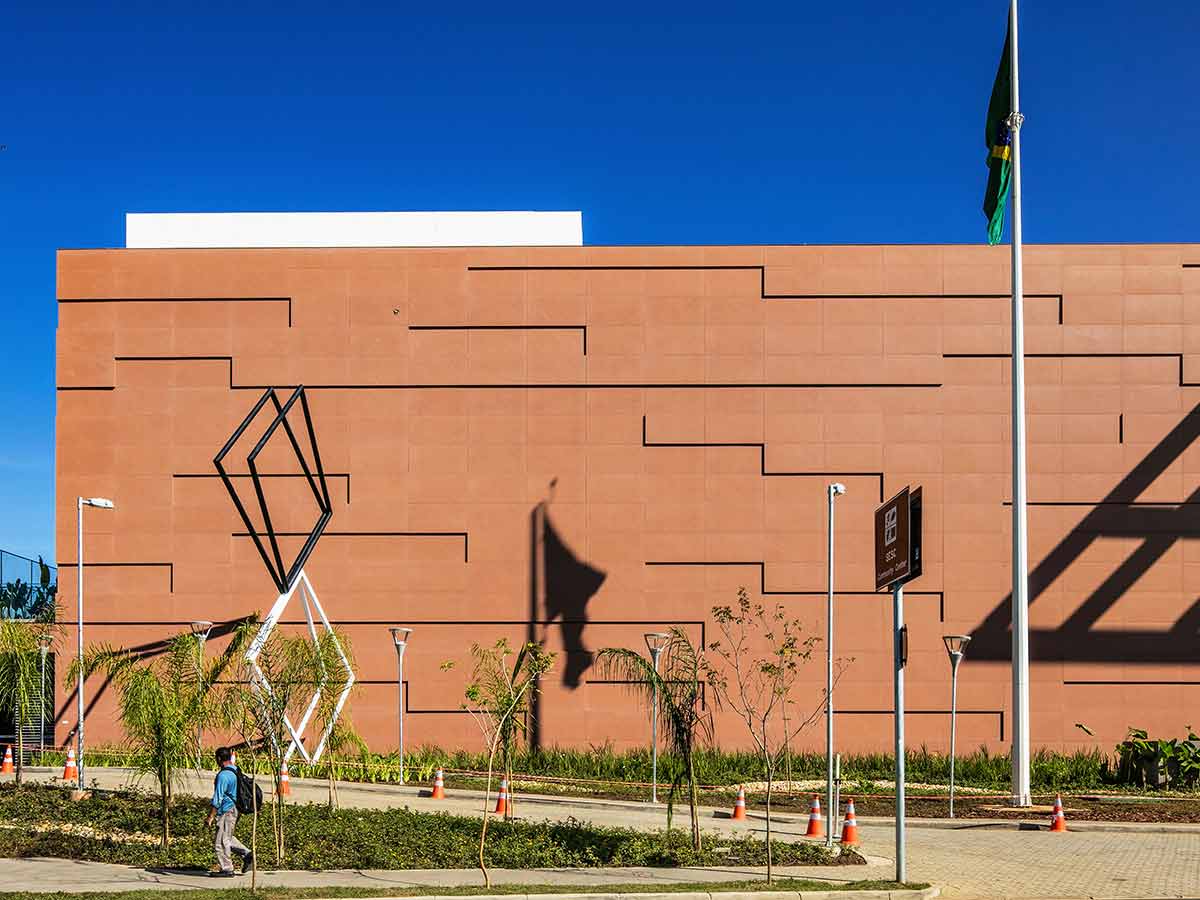 Photo #1 of project ULMA Ventilated facade at the SESC Headquarters (Brazil)