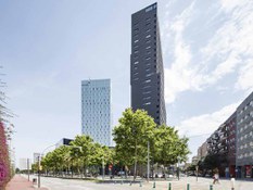Photo #5 of project ULMA facade on the Diagonal skyscraper in Barcelona