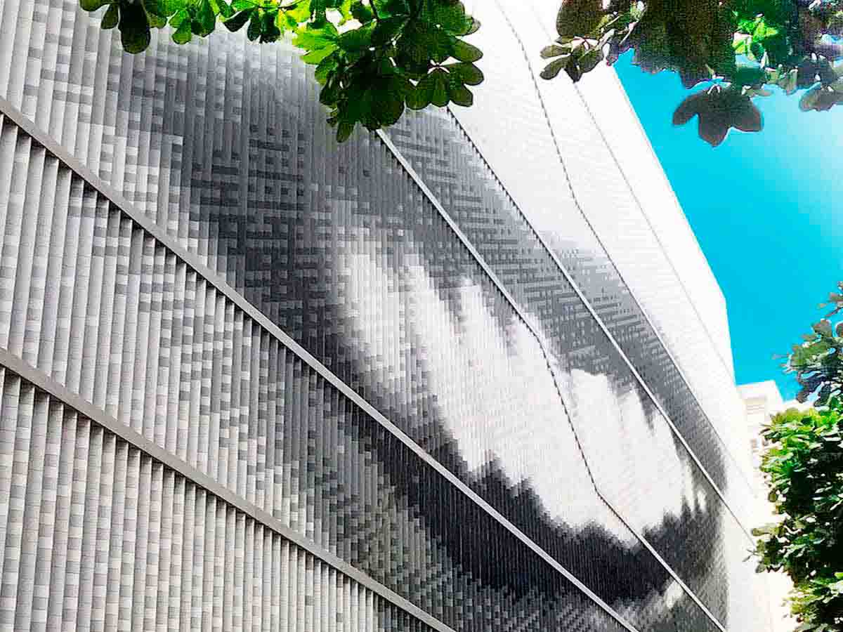 ULMA facade at the Museum MIS, Rio de Janeiro