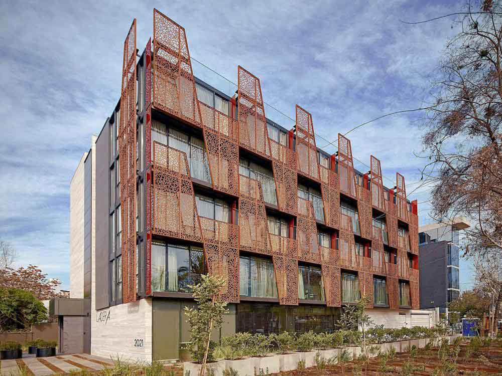 ULMA ventilated facade on The Hotel Ladera in Santiago, Chile