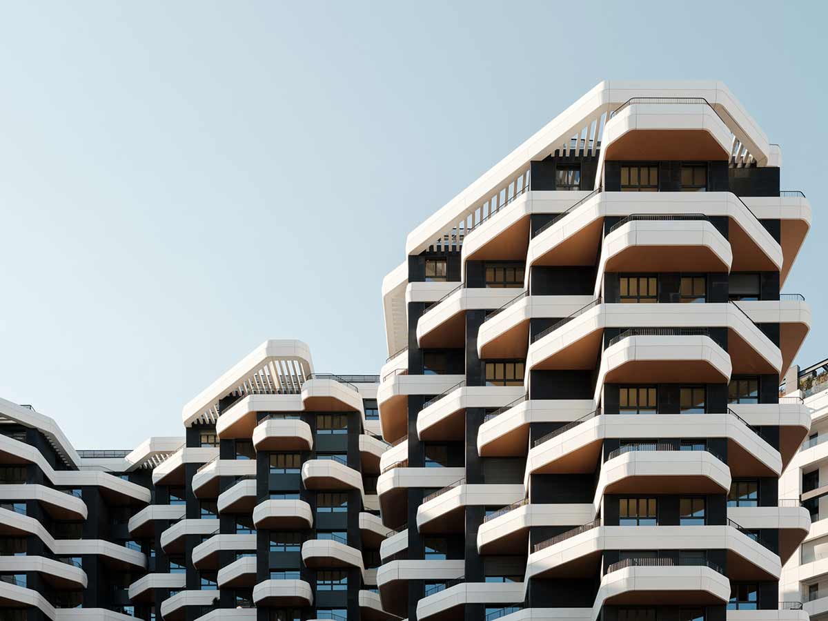 Ventilated Facade System for the Distrikt Residential Project in Lisbon