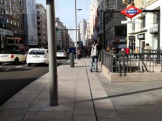 Photo #2 of project 2250ml of ULMA's solution on the new Gran Vía Street in Madrid