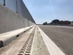 Photo #2 of project 3000 ml ULMA drainage solution on the Anchieta motorway -Brazil