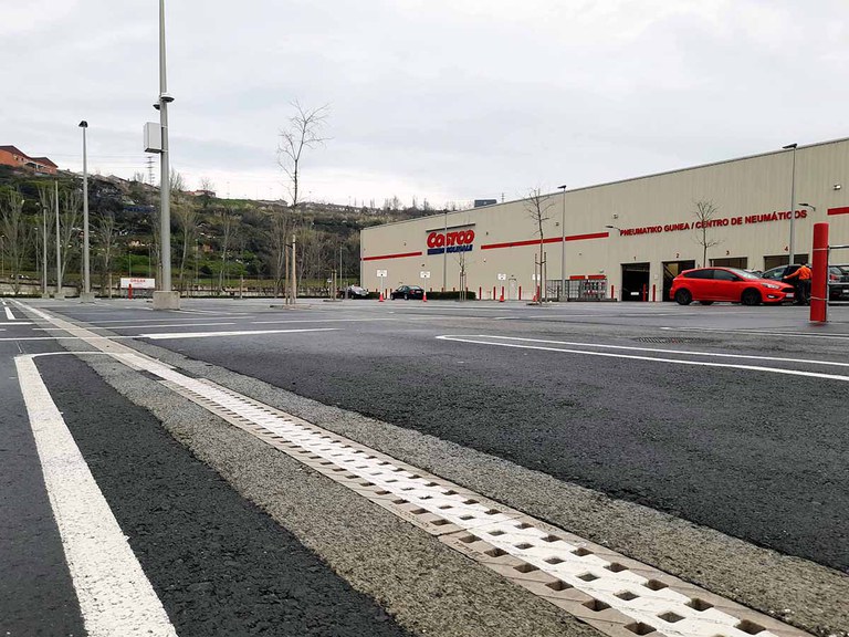 ULMA Trench Drain Systems At Costco Shopping Mall
