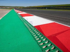 Photo #1 of project High-performance trench drain solution for upgraded racing facility