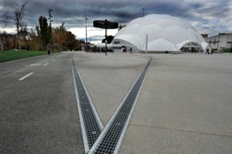 Photo #1 of project ULMA drainage at Milenium Square, Valladolid