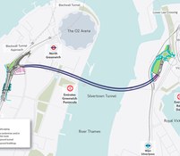 Photo #1 of project Silvertown Tunnel: Redefining Connectivity with Trench Drain Solutions