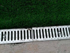 Photo #1 of project Trench drains for sport venues in Gijón