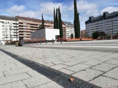 Photo #5 of project ULMA trench drains in the renovated Santa Barbara Square