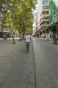 Photo #1 of project Concealed drainage in the pedestrianization of Murcia's city center