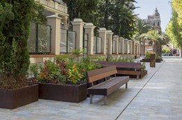 Photo #3 of project Concealed drainage in the pedestrianization of Murcia's city center