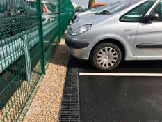 Photo #6 of project ULMA drainage channels in Lyon Airport (France)